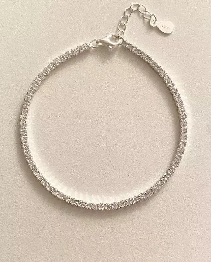 Bracelet en argent 925 et zircon cubique – Élégance intemporelle