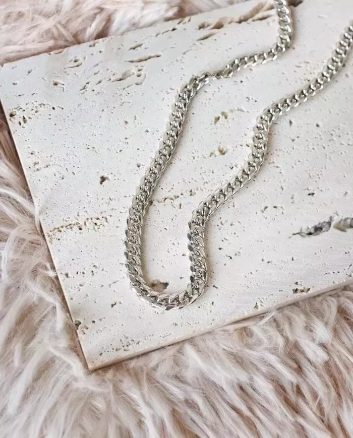 Collier chaîne creuse en argent 925 | Élégance et robustesse