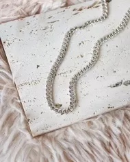 Collier chaîne creuse en argent 925 | Élégance et robustesse