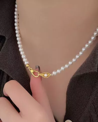 Collier Aphrodite – Perles Nacrées & Argent | Élégance Intemporelle