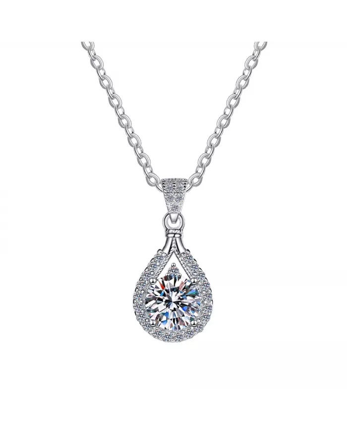 Collier Fida en argent avec zirconium | Élégance classique