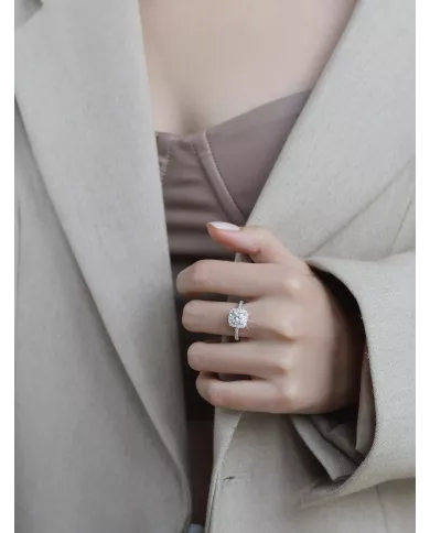 Bague Stella en argent | Élégance et éclat étoilé