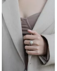 Bague Stella en argent | Élégance et éclat étoilé