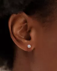 Boucles d'oreilles Clara en argent | Brillance et élégante