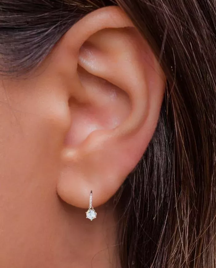 Boucles d'oreilles Étoile Brillante en argent | Raffinement et éclat