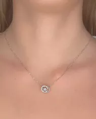 Collier Éternité en argent | Élégance intemporelle et raffinée
