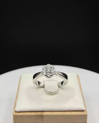 Bague Solitaire en Argent 925 avec Zirconium - Éclat et Élégance