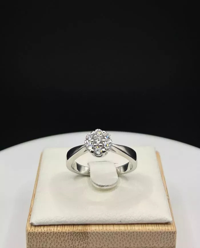 Bague Solitaire en Argent 925 avec Zirconium - Éclat et Élégance