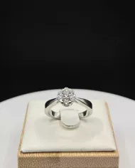 Bague Solitaire en Argent 925 avec Zirconium - Éclat et Élégance