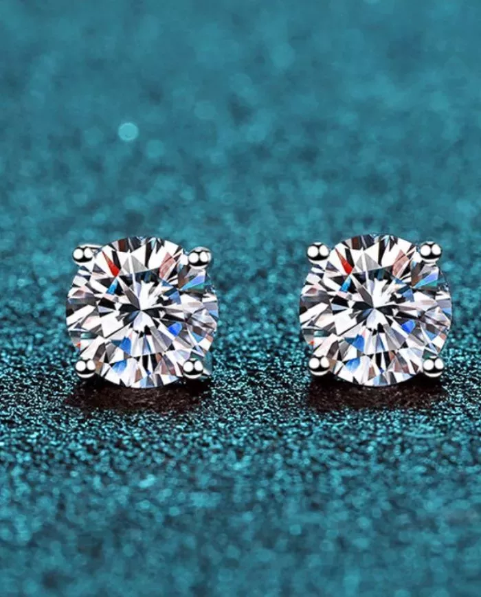 Boucles d'oreilles Clara en argent | Brillance et élégante