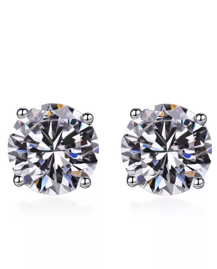 Boucles d'oreilles Clara en argent | Brillance et élégante