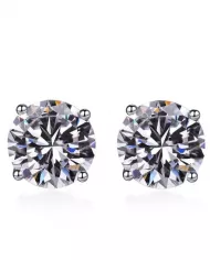 Boucles d'oreilles Clara en argent | Brillance et élégante