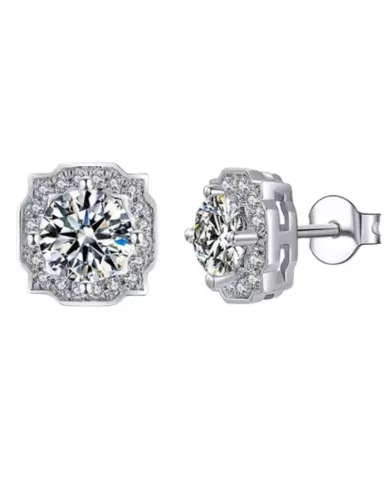 Boucles d'oreilles Fleuria en argent | Élégance florale