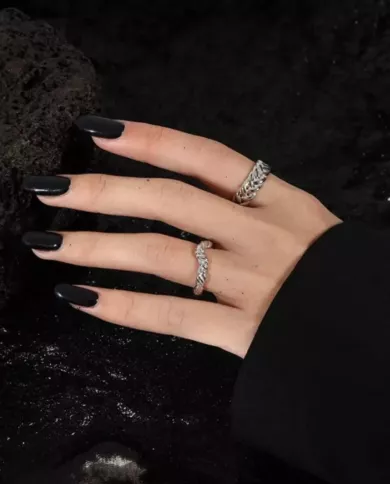 Bague Torsade Élégante en Argent Sterling 925 Ajustable - Doré & Argenté