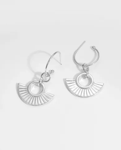 Boucle d'Oreille Unique Style Romain en Argent 925 Plaqué Or – Élégance et Charme Historique !