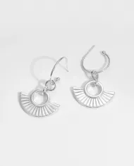 Boucle d'Oreille Unique Style Romain en Argent 925 Plaqué Or – Élégance et Charme Historique !