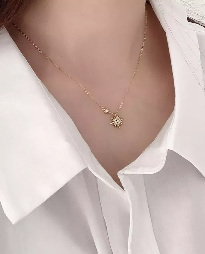 Collier Soleil Promise en Argent Sterling 925