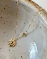 Collier Soleil Promise en Argent Sterling 925