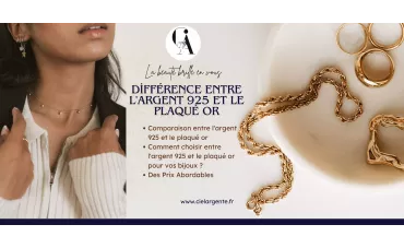 Quelle est la différence entre l'argent 925 et le plaqué or ?